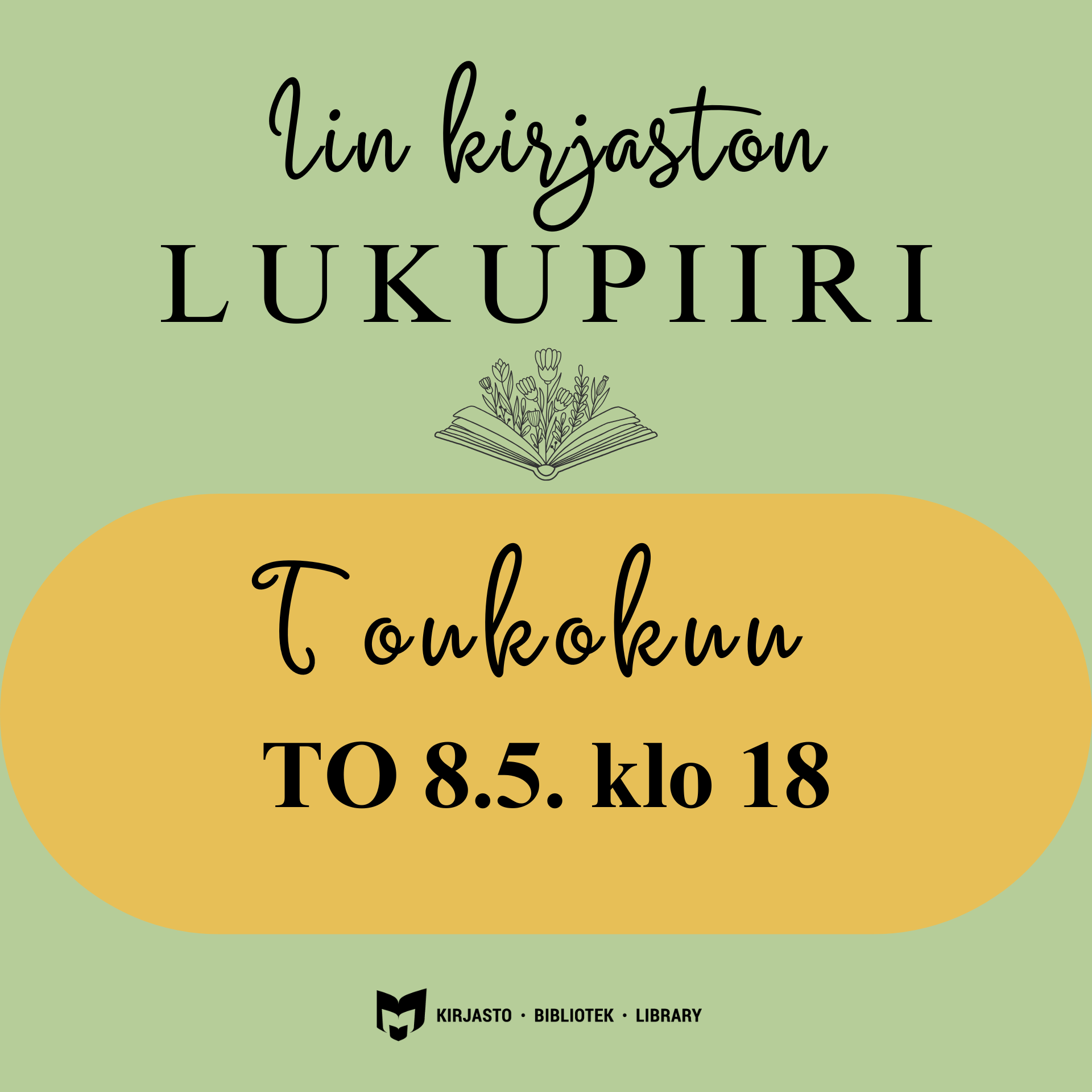 Lukupiiri ilmoitus