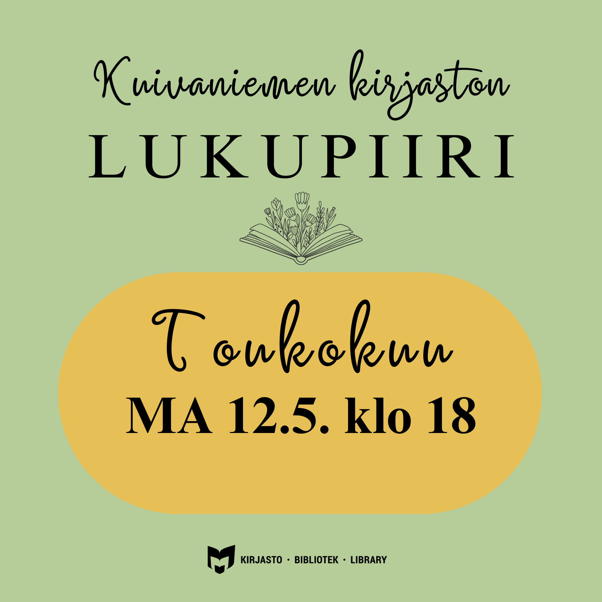 Lukupiiri ilmoitus