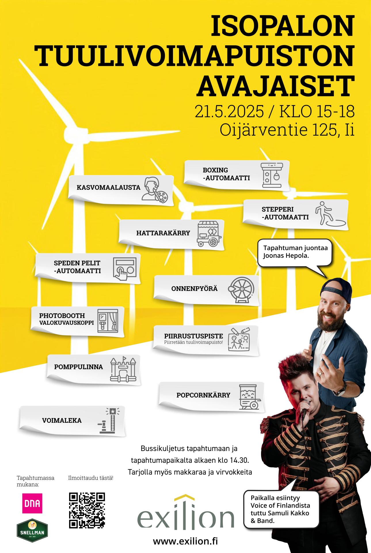 Tuulivoimapuiston avajaiset