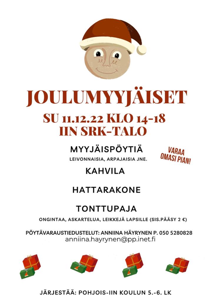 Joulumyyjäiset 11.12.2022 14-18