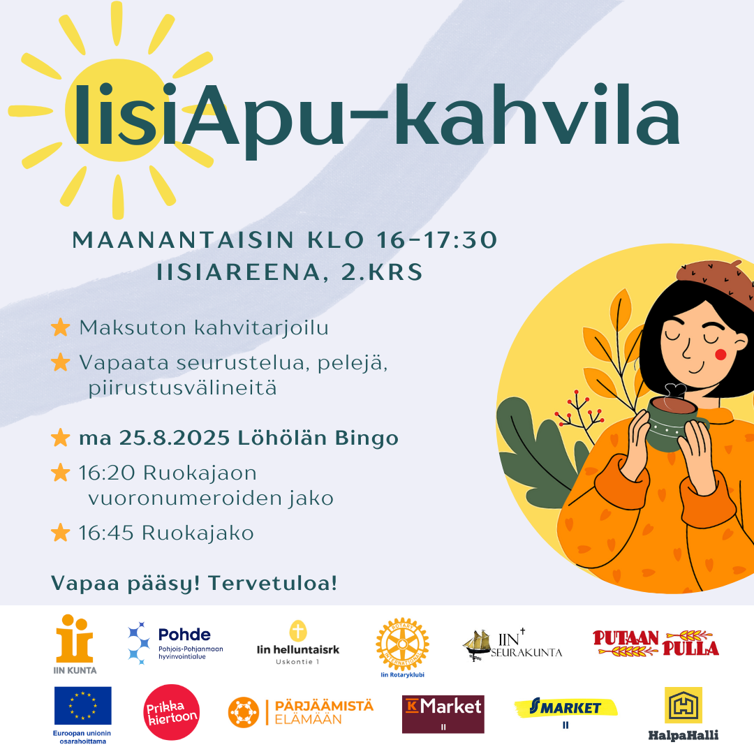 IisiApu-kahvila syksy 2025