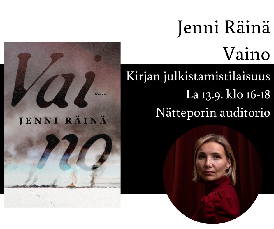 Jenni Räinä ja Vaino-kirjan kansi