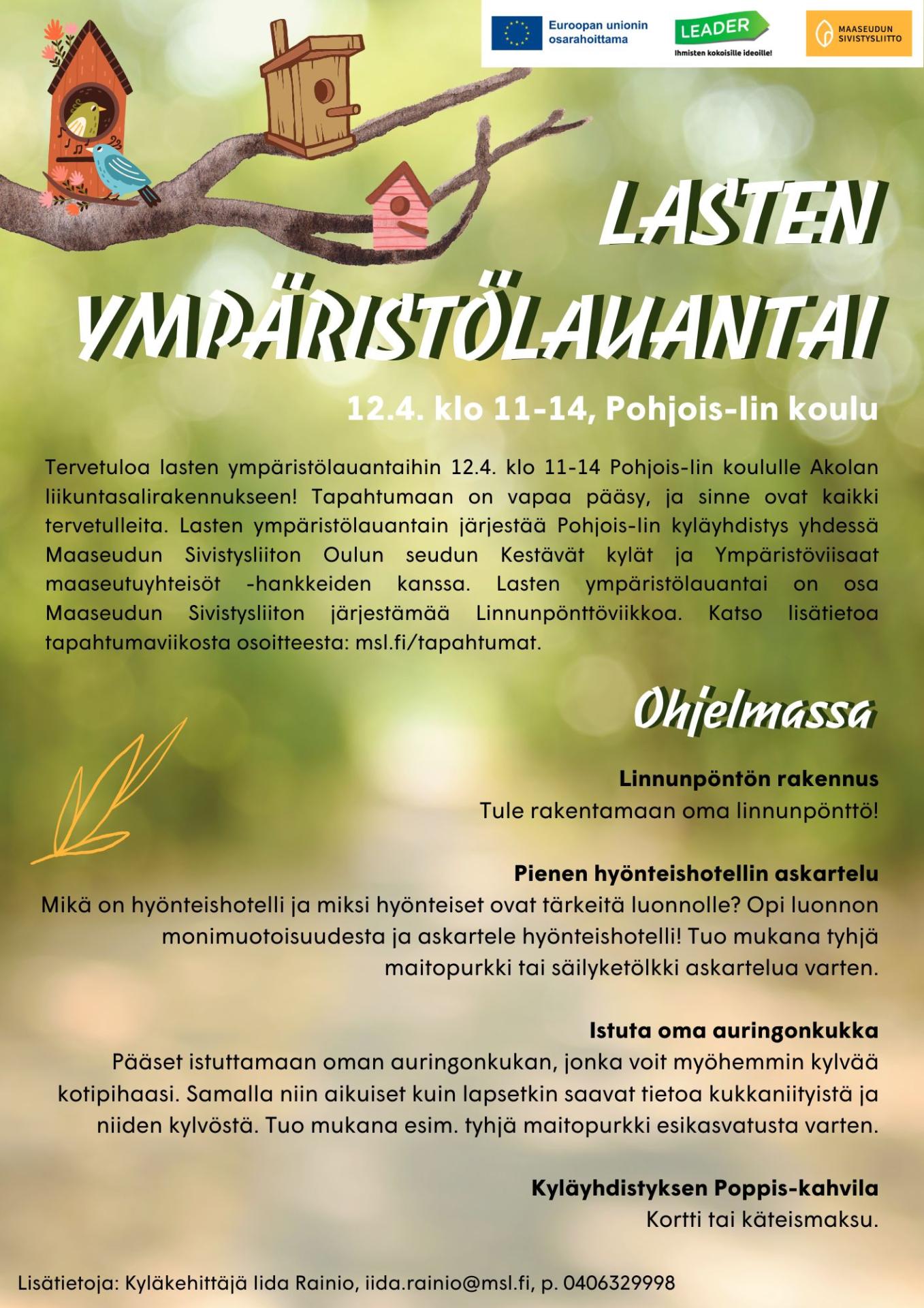 Ympäristölauantai lapsille