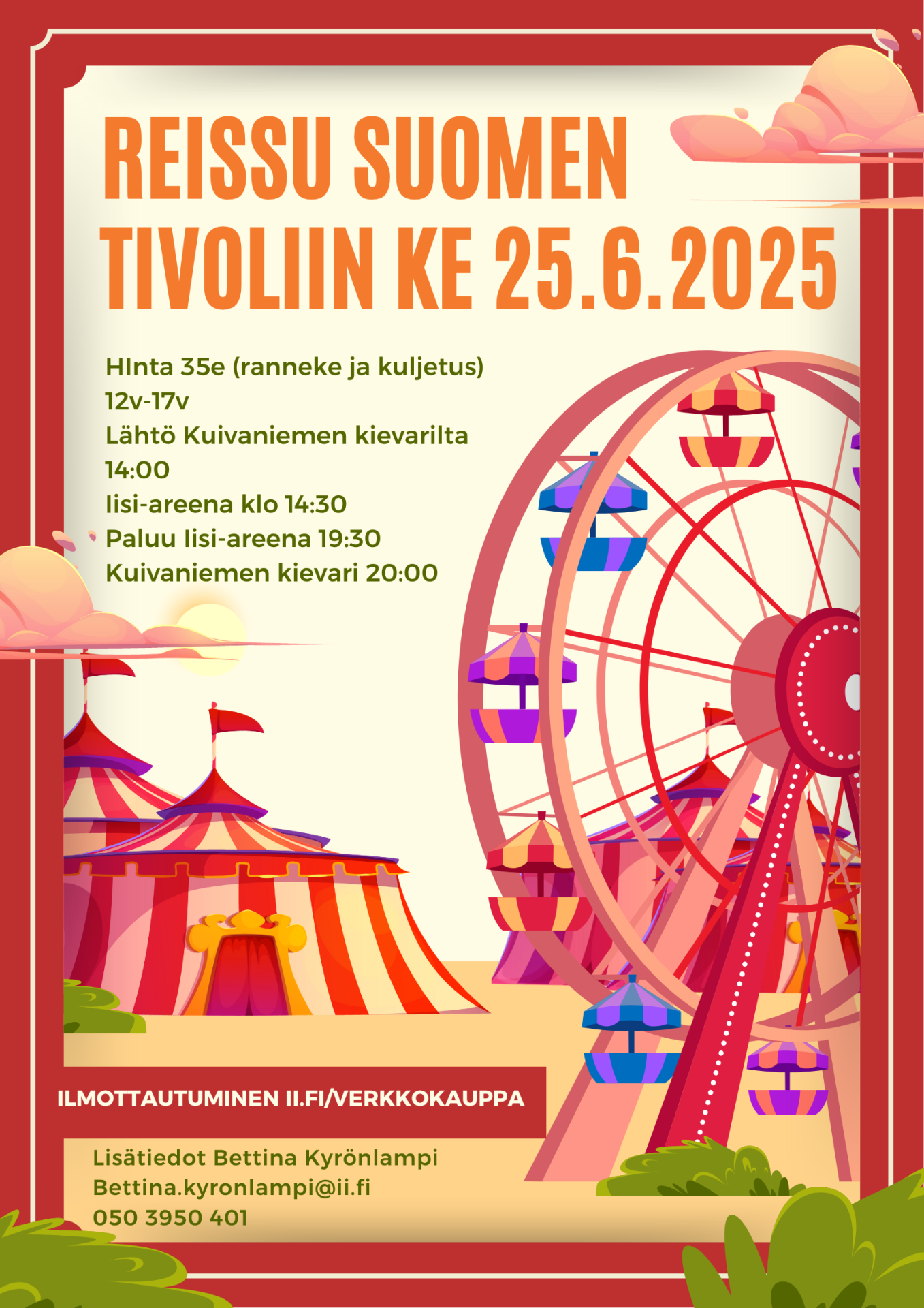 Reissu Suomen tivoliin