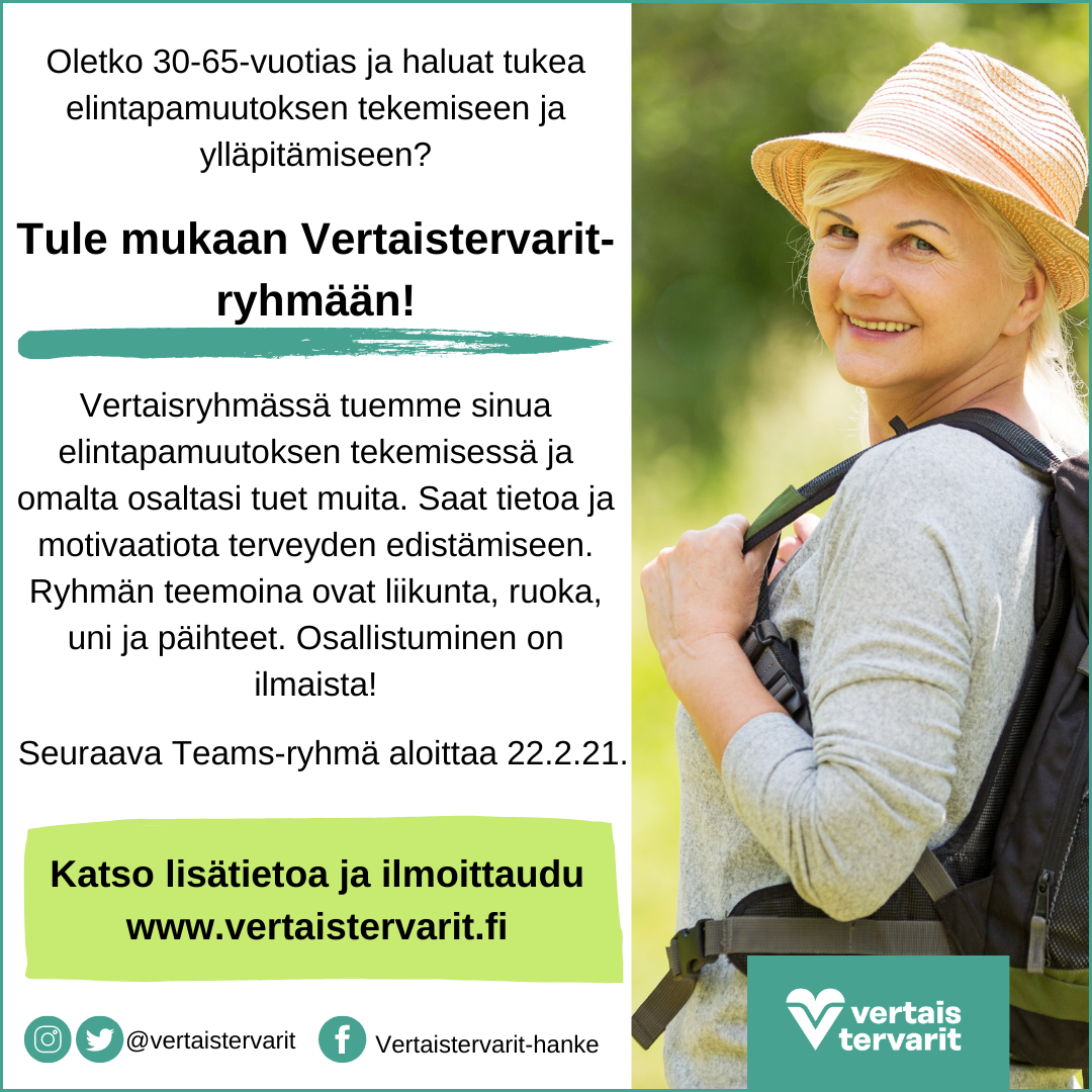 Vertaistervarit-ryhmä 22.2.21
