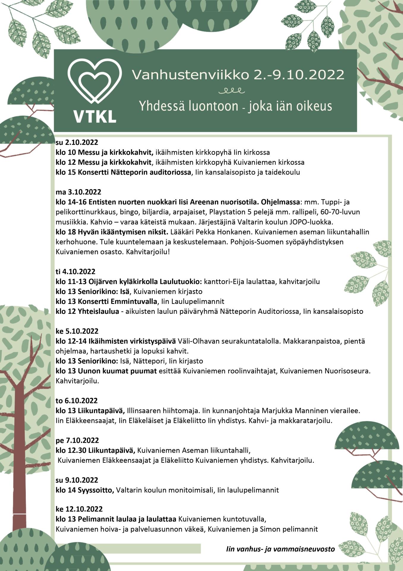 Vanhustenviikko 2022
