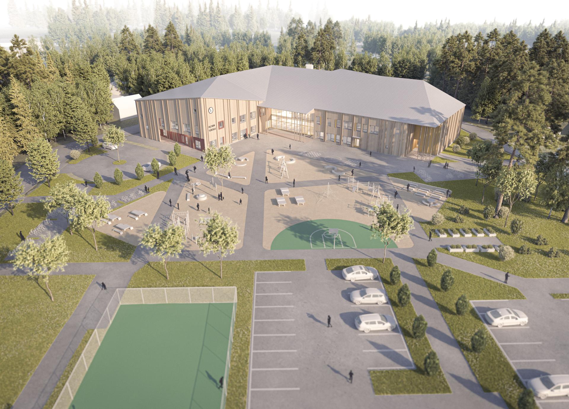 havainnekuva Valtarin yläkoulu.