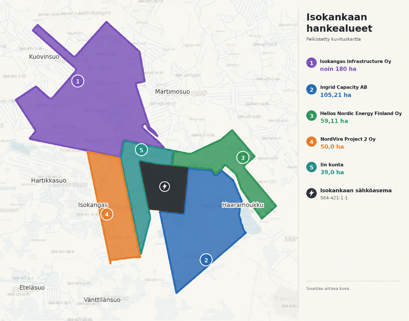 Karttakuva Isokangas.