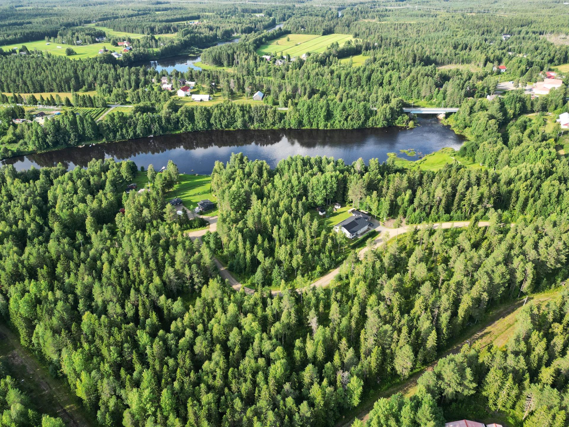 Kuivaniemen Niittyrinne ilmakuva.