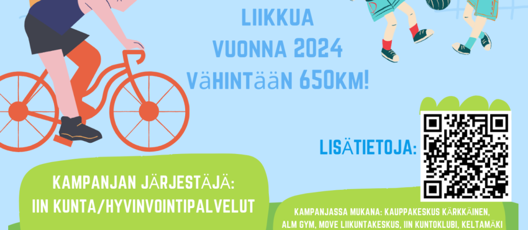 Ii650 km liikuntakampanja