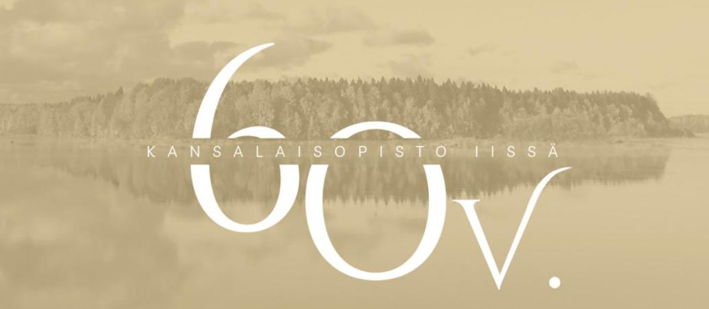 Kansalaisopisto Iissä 60 vuotta