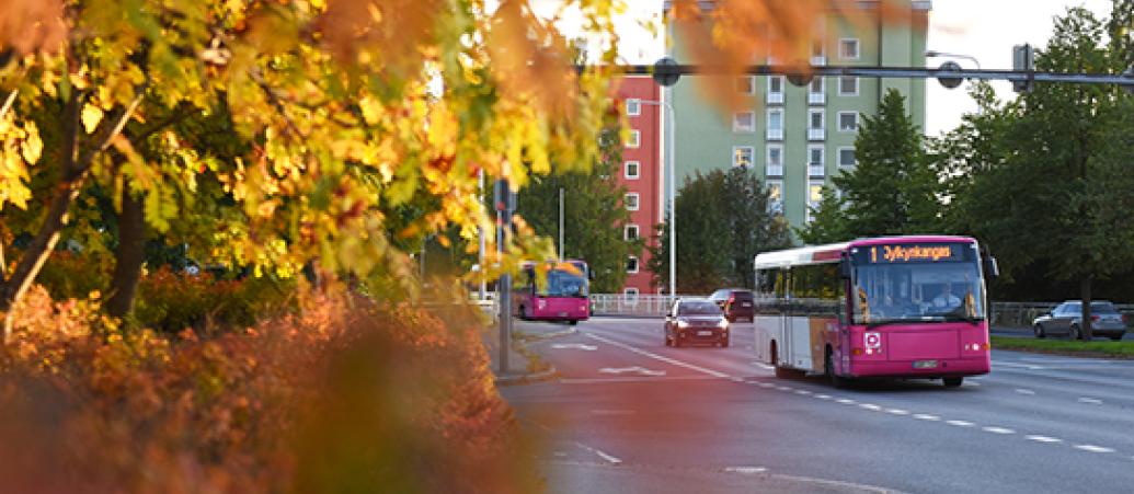 Oulun joukkoliikenne syksy.