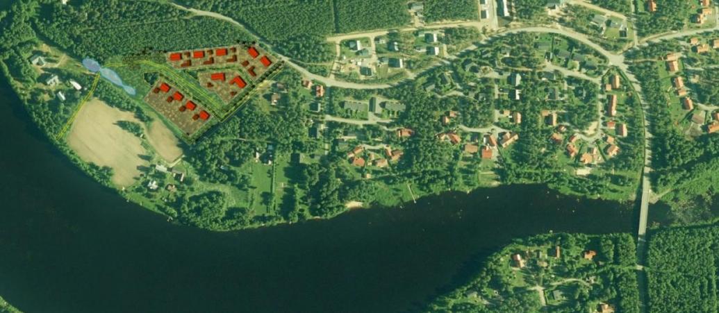 Saarenrinne ilmakuva.