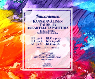 Kansainvälinen askartelu-ja taidetapahtuma Kuivaniemellä